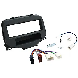 Peugeot 108 2014-2021 Single DIN Car Stereo Fitting Kit (WITHOUT SWC) ANTHRACITE