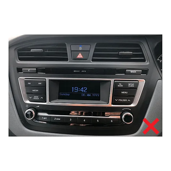 Hyundai i20 (2018-2020) Double DIN Car Stereo Fitting Kit (SWC & CAMERA RETENTION)