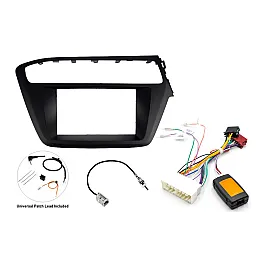 Hyundai i20 (2018-2020) Double DIN Car Stereo Fascia, SWC Fitting Kit