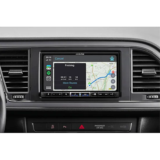 Seat Ibiza, Leon Double DIN Car Stereo Fascia SWC Upgrade Fitting Kit