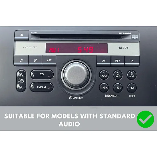 Fiat Sedici, Suzuki SX4 Single DIN Car Stereo Upgrade Fitting Kit (WITH SWC) Fiat Sedici, Suzuki SX4 Single DIN Car Stereo Upgrade Fitting Kit (WITH SWC)