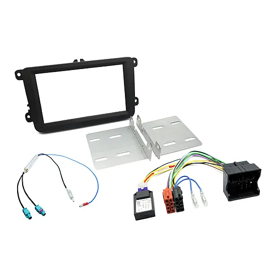 Volkswagen RCD300 RCD500 Double DIN Car Stereo Upgrade Fitting Kit (WITHOUT SWC)