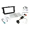 Skoda (Double Fakra) Double DIN Car Stereo Fascia SWC Upgrade Fitting Kit