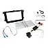 Volkswagen (RCD300 RCD500) Double DIN Car Stereo Fascia, SWC Fitting Kit