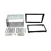 Opel (Pre 2006/ ISO) Double DIN Car Stereo Fitting Kit (MATT BLACK/ WITH SWC)