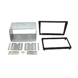 Opel (Pre 2006/ ISO) Double DIN Car Stereo Fitting Kit (MATT BLACK/ WITH SWC)