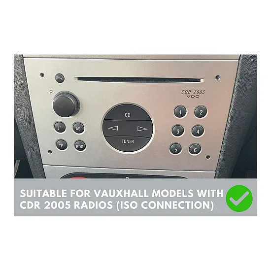 Opel (Pre 2006/ ISO) Double DIN Car Stereo Fitting Kit (MATT BLACK/ WITH SWC)