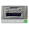 Opel (Pre 2006/ ISO) Double DIN Car Stereo Fitting Kit (MATT BLACK/ WITH SWC)