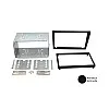 Vauxhall Double DIN Car Stereo Fitting Kit (MATT BLACK/ WITHOUT SWC)