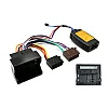 Ford SQUARE RADIO Double DIN Car Stereo Upgrade Fitting Kit (WITH SWC / MATT BLACK)