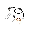 Ford SQUARE RADIO Double DIN Car Stereo Upgrade Fitting Kit (WITH SWC / MATT BLACK)