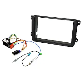 Skoda Double DIN Car Stereo Fitting Kit (Single Fakra)