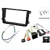 Seat Toledo Double DIN Car Stereo Fascia SWC Fitting Kit (Single Fakra)