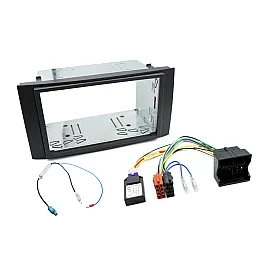 Volkswagen Touareg (2003-2009) Double DIN Car Stereo Fascia Fitting Kit (CANbus Ignition) Volkswagen Touareg (2003-2009) Double DIN Car Stereo Fascia Fitting Kit (CANbus Ignition)