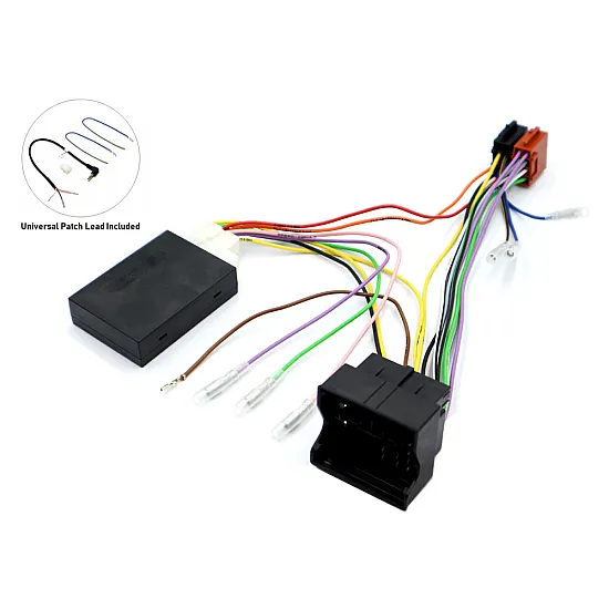 Volkswagen Touareg (2003-2009) Double DIN Car Stereo Fascia, Steering Control Fitting Kit