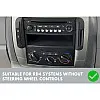 Fiat Scudo (2007-2012) Double DIN Stereo Upgrade Fitting Kit (WITHOUT SWC)
