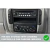 Citroen Berlingo, Dispatch Double DIN Stereo Fitting Kit (WITH SWC and PDC)