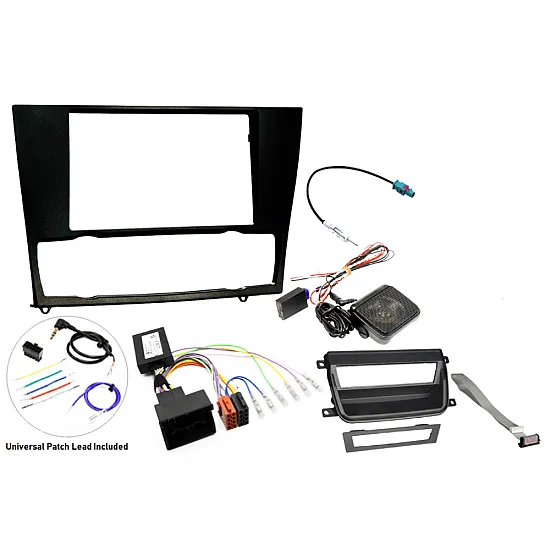 BMW 3 Series E90 E91 E92 E93 2006-2011 Double DIN Car Stereo Upgrade Fitting Kit