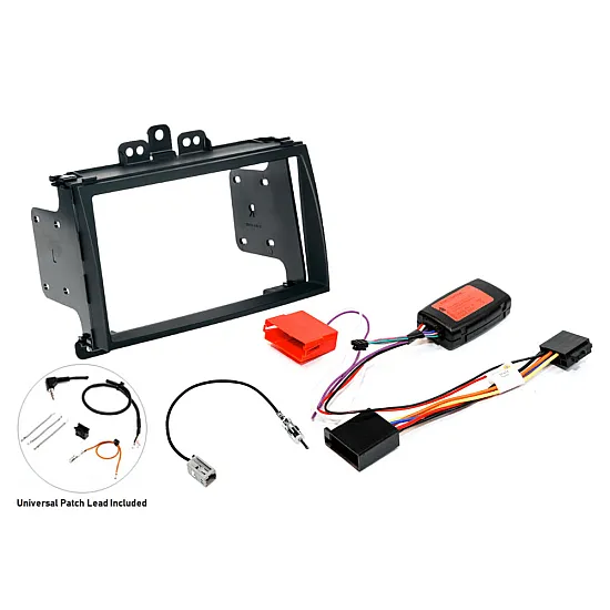 Hyundai i20 (2008-2012) Double DIN Car Stereo Black Fascia Upgrade Fitting Kit