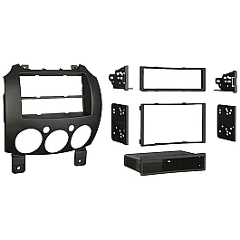 Mazda 2 (2007-2014) Single/ Double DIN Car Stereo Fascia Steering Control Fitting Kit