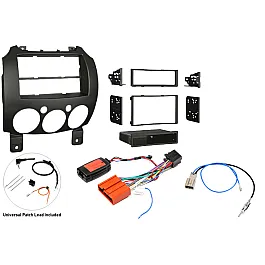 Mazda 2 (2007-2014) Single/ Double DIN Car Stereo Fascia Steering Control Fitting Kit