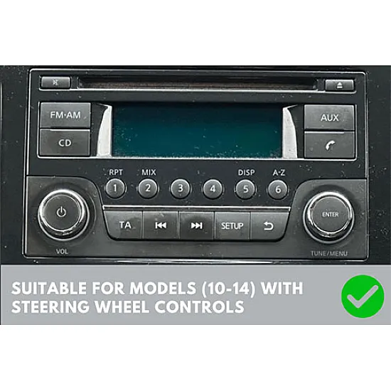 Nissan Juke (2010-2014) Double DIN Car Stereo Fitting Kit (WITH SWC)