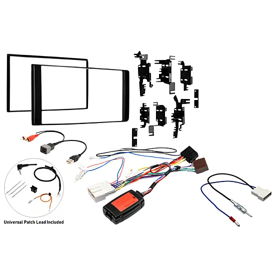 Nissan Juke (2010-2014) Double DIN Car Stereo Fitting Kit (SWC & USB RETENTION)