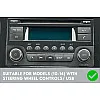 Nissan Juke (2010-2014) Double DIN Car Stereo Fitting Kit (SWC & USB RETENTION)