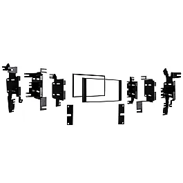 Nissan Juke (2010-2014) Double DIN Car Stereo Fitting Kit (WITHOUT SWC)