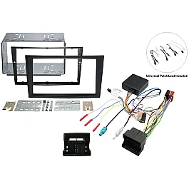 Vauxhall Antara, Astra, Zafira Double DIN Car Stereo Fitting Kit with SWC /CHARCOAL