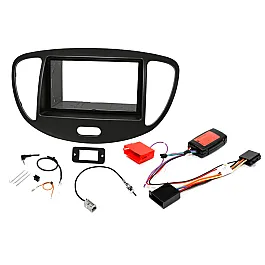 Hyundai i10 (2008-2012) Double DIN Car Stereo Upgrade Fitting Kit (MATT BLACK)