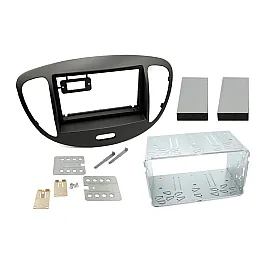Hyundai i10 (2008-2012) Double DIN Car Stereo Upgrade Fitting Kit (MATT BLACK)