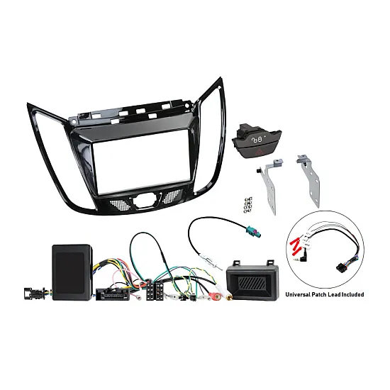 Ford C-Max, Kuga Double DIN Car Stereo Upgrade Fitting Kit (SWC/PDC/SWITCH)