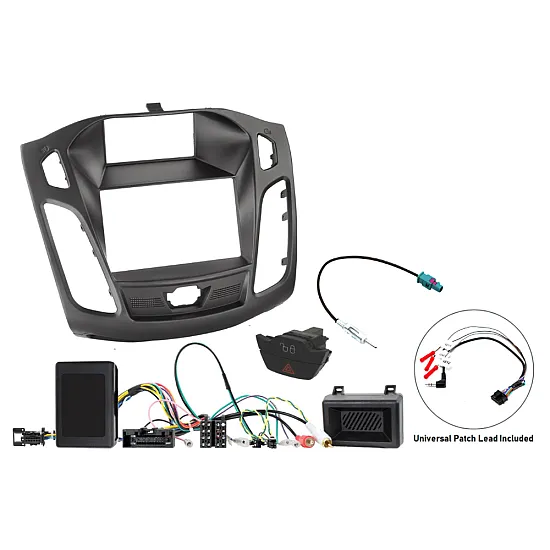 Ford Focus Mk3 (2011-2015) Double DIN Car Stereo Fitting Kit (WITH SWC & PDC) Ford Focus Mk3 (2011-2015) Double DIN Car Stereo Fitting Kit (WITH SWC & PDC)
