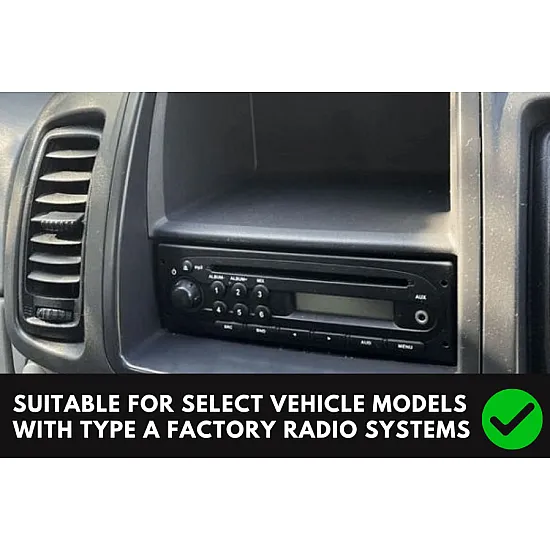Vauxhall / Opel Vivaro (2011-2014) Double DIN Car Stereo Fitting Kit (TYPE A RADIO) Vauxhall / Opel Vivaro (2011-2014) Double DIN Car Stereo Fitting Kit (TYPE A RADIO)