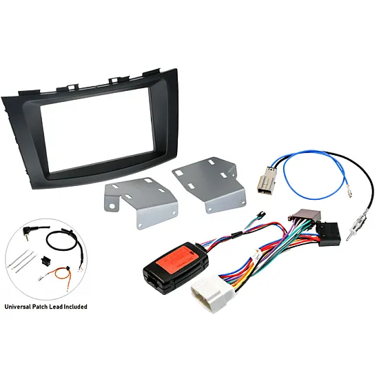 Suzuki Swift (2010-2017) Double DIN Car Stereo Fitting Kit (WITH SWC)