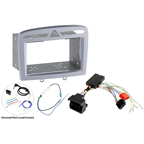 Peugeot 308 (2008-2013) Double DIN Car Stereo SWC Fitting Kit (Silver) Peugeot 308 (2008-2013) Double DIN Car Stereo SWC Fitting Kit (Silver)