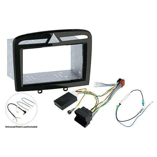 Peugeot 308 (2008-2013) Double DIN Car Stereo SWC & PDC Fitting Kit (PIANO BLACK) Peugeot 308 (2008-2013) Double DIN Car Stereo SWC & PDC Fitting Kit (PIANO BLACK)