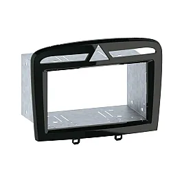 Peugeot 308 (2008-2013) Double DIN Car Stereo SWC Fitting Kit (PIANO BLACK)