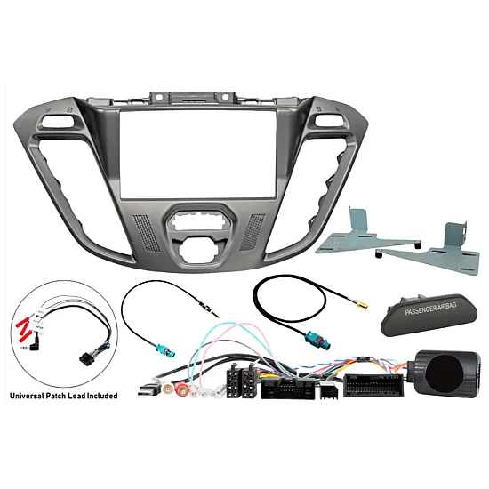 Ford Transit Custom (2016-18) Double DIN Car Stereo Fitting Kit (DISPLAY/ DAB/ AIRBAG LIGHT)