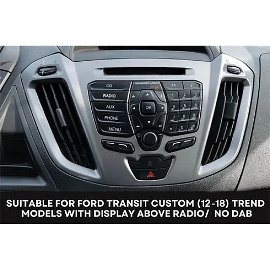 Ford Transit Custom (2016-18) Double DIN Car Stereo Fitting Kit (WITH DISPLAY/ NO DAB)
