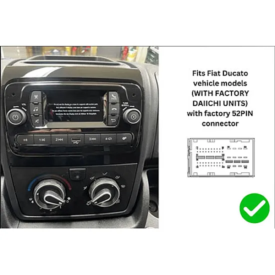 Fiat Ducato X290 (Daiichi Radios) Double DIN Car Stereo Upgrade Fitting Kit Fiat Ducato X290 (Daiichi Radios) Double DIN Car Stereo Upgrade Fitting Kit