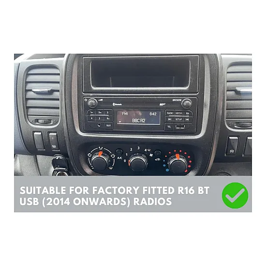Vauxhall / Opel Vivaro (2014>) Double DIN Stereo Fitting Kit (STANDARD RADIO)