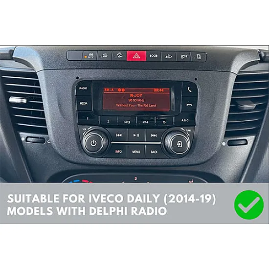 Iveco Daily (2014-2019) Double DIN Car Stereo Fitting Kit (DELPHI DAB RADIO) Iveco Daily (2014-2019) Double DIN Car Stereo Fitting Kit (DELPHI DAB RADIO)
