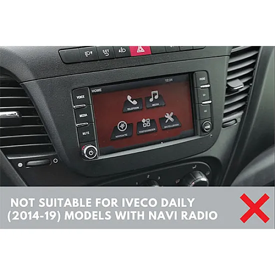 Iveco Daily (2014-2019) Double DIN Car Stereo Fitting Kit (DELPHI DAB RADIO) Iveco Daily (2014-2019) Double DIN Car Stereo Fitting Kit (DELPHI DAB RADIO)