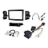 Porsche 987, 997 Single/ Double DIN Car Stereo Upgrade Fitting Kit (WITHOUT BOSE) BLACK