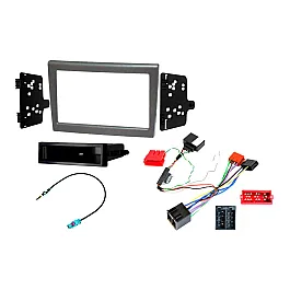 Porsche 987, 997 Single/ Double DIN Car Stereo Fitting Kit (WITH CANBUS IGNITION) SILVER