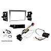 Porsche 987, 997 Single/ Double DIN Car Stereo Fitting Kit (SWC/ BOSE RETENTION) SILVER