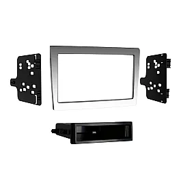Porsche 987, 997 Single/ Double DIN Car Stereo Fitting Kit (SWC/ BOSE RETENTION) SILVER