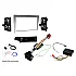 Porsche 987, 997 Single/ Double DIN Car Stereo Fitting Kit (SWC/ BOSE RETENTION) SILVER